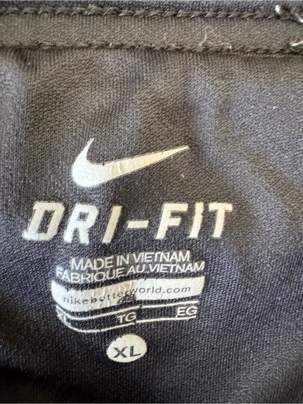 Nike DRI-FIT Size XL Womens Black Stretch Waist Lined Pocket Running Shorts